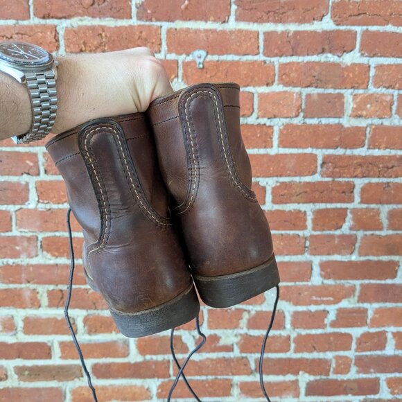 Redwing Iron Rangers (SIZE US 9) in Amber Harness Leather - Picture 4 of 6